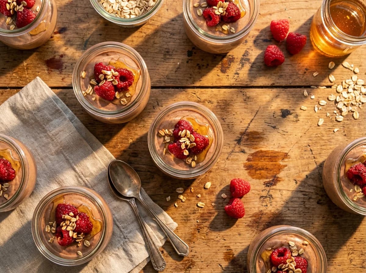 Honey-Roasted Raspberry Mousse