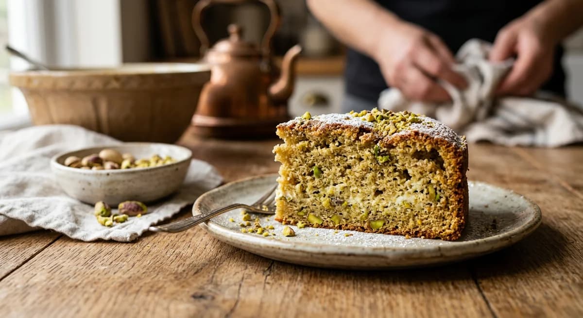 Italian Pistachio Ricotta Cake Recipe