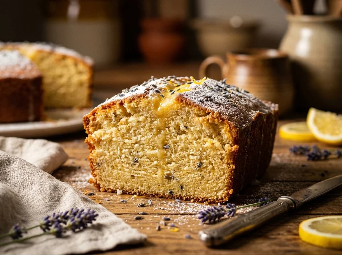 Lavender and Lemon Madeira Cake