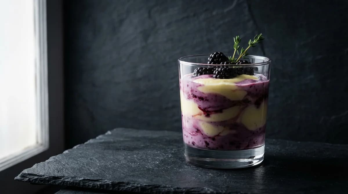 Lemon Thyme Blackberry Fool