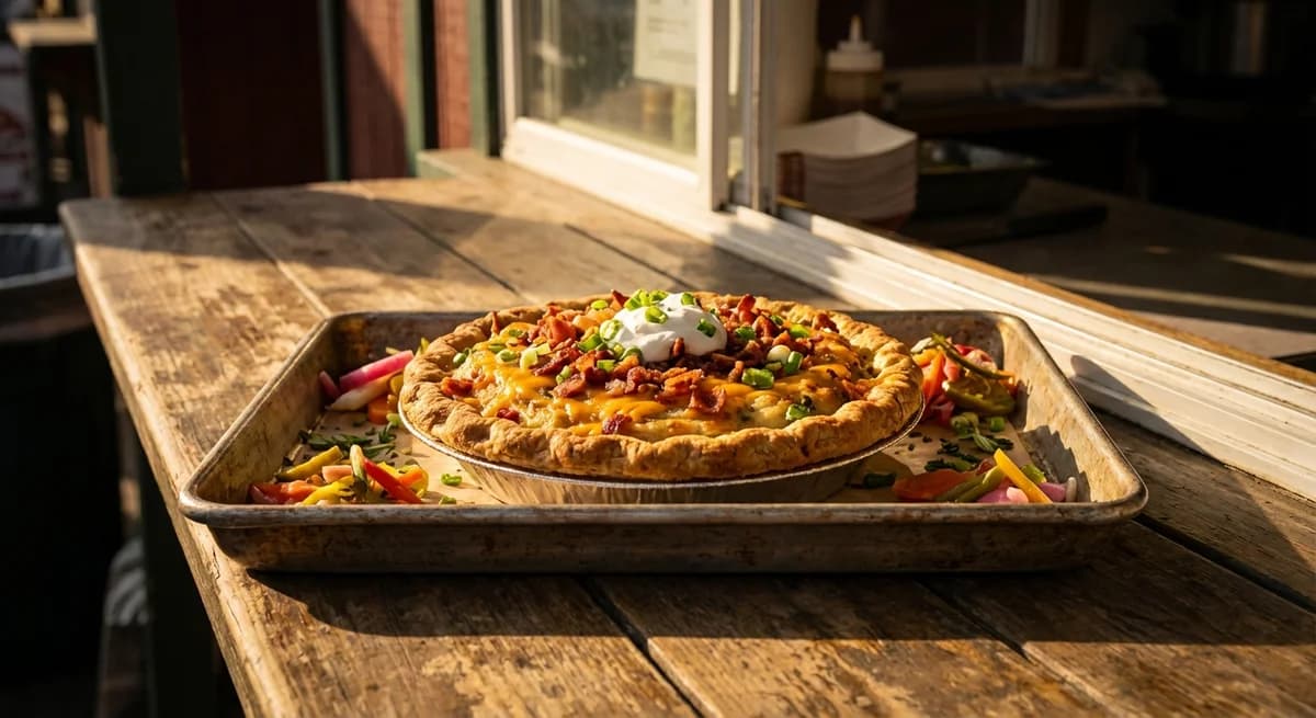 Loaded Bacon and Cheddar Rappie Pie