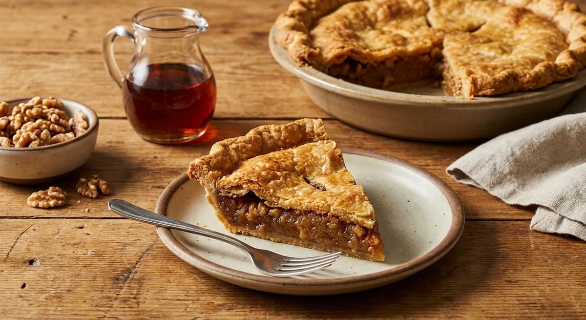 Maple Walnut Sugar Pie