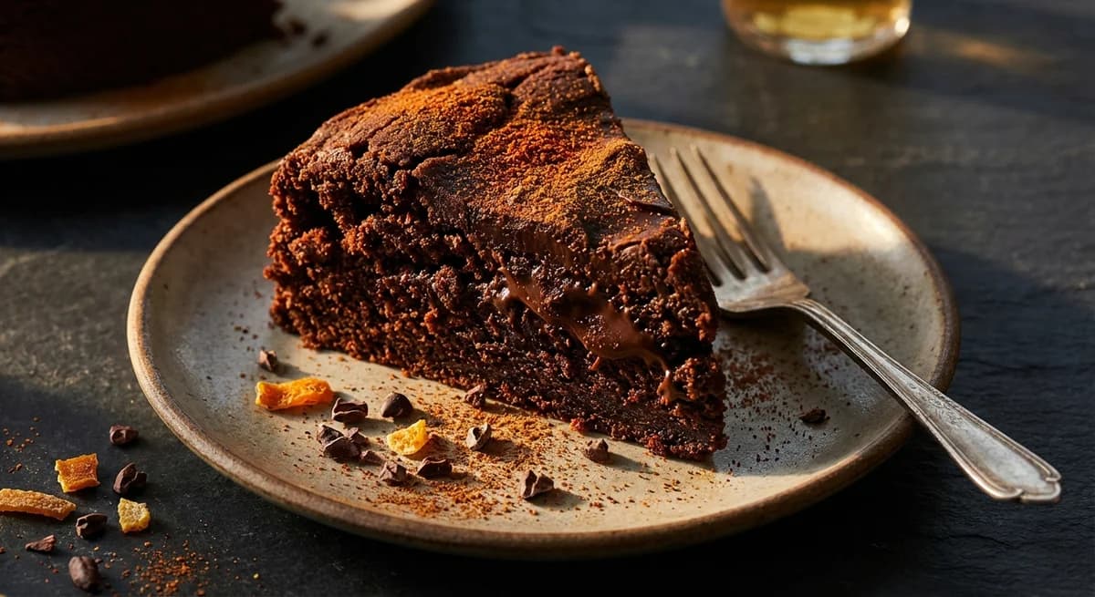 Mexican Spiced Hot Chocolate Cake