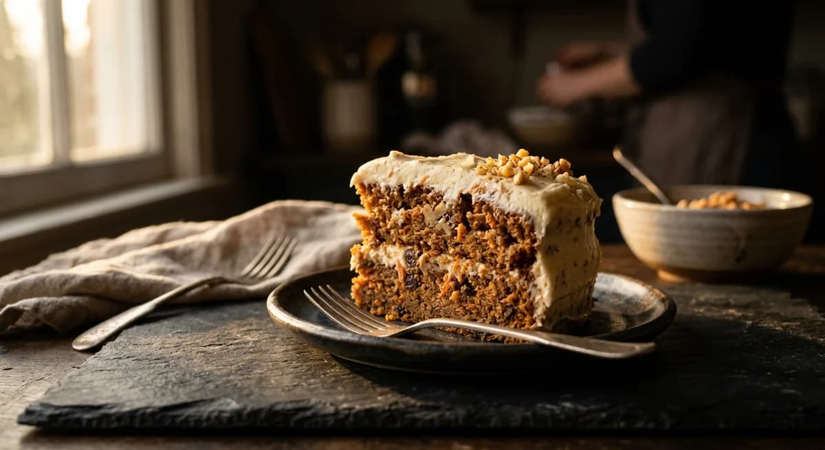 Moist Spiced Carrot Cake Recipe