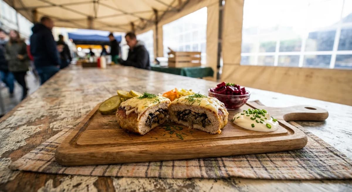 Mushroom-Stuffed Polish Pork Patties (Kotlety z Pieczarkami)