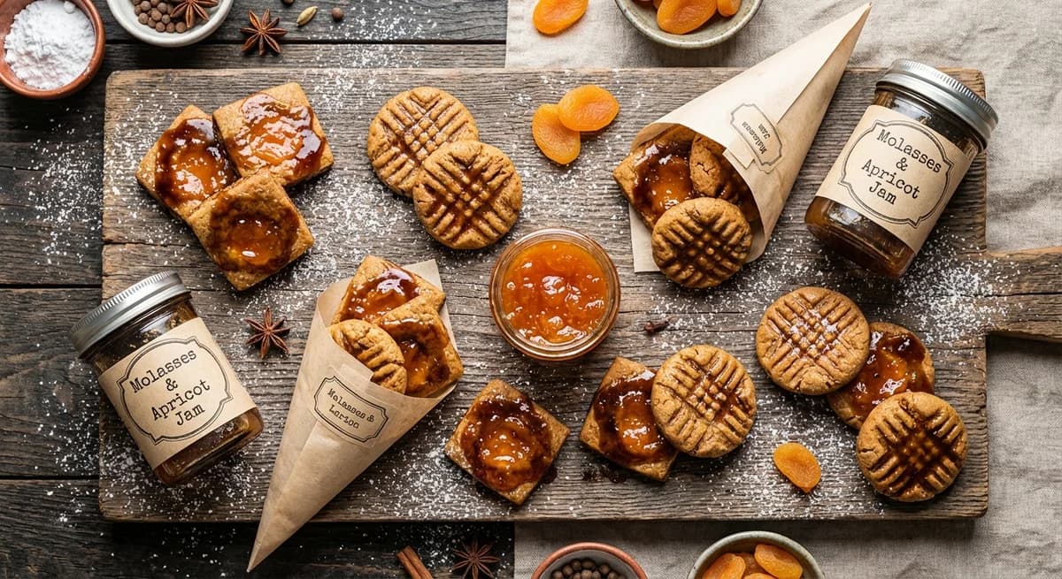 Old-Fashioned Molasses Apricot Jam Jams