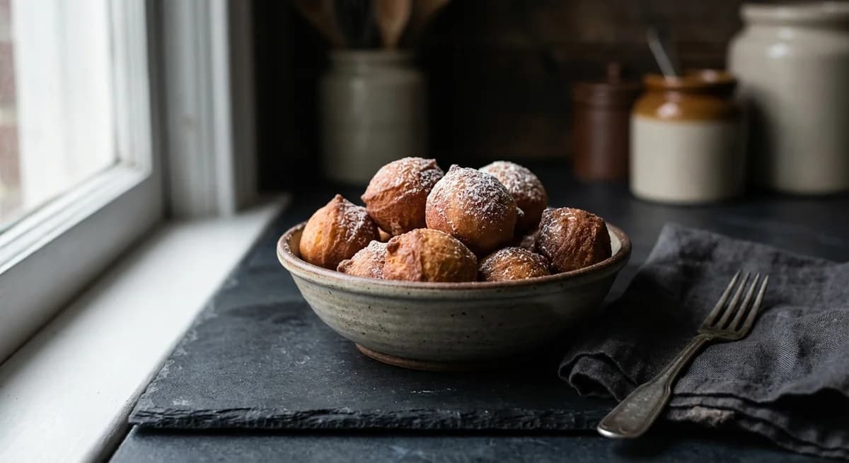 Old-Fashioned Sour Cream Donut Holes