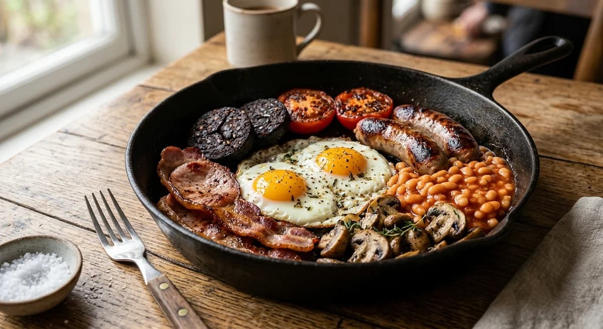 One-Pan Full English Breakfast Recipe