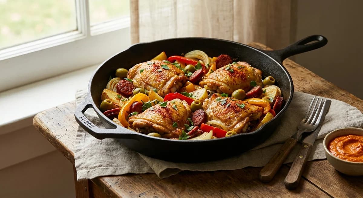 One-Pan Smoky Spanish Chicken Roast