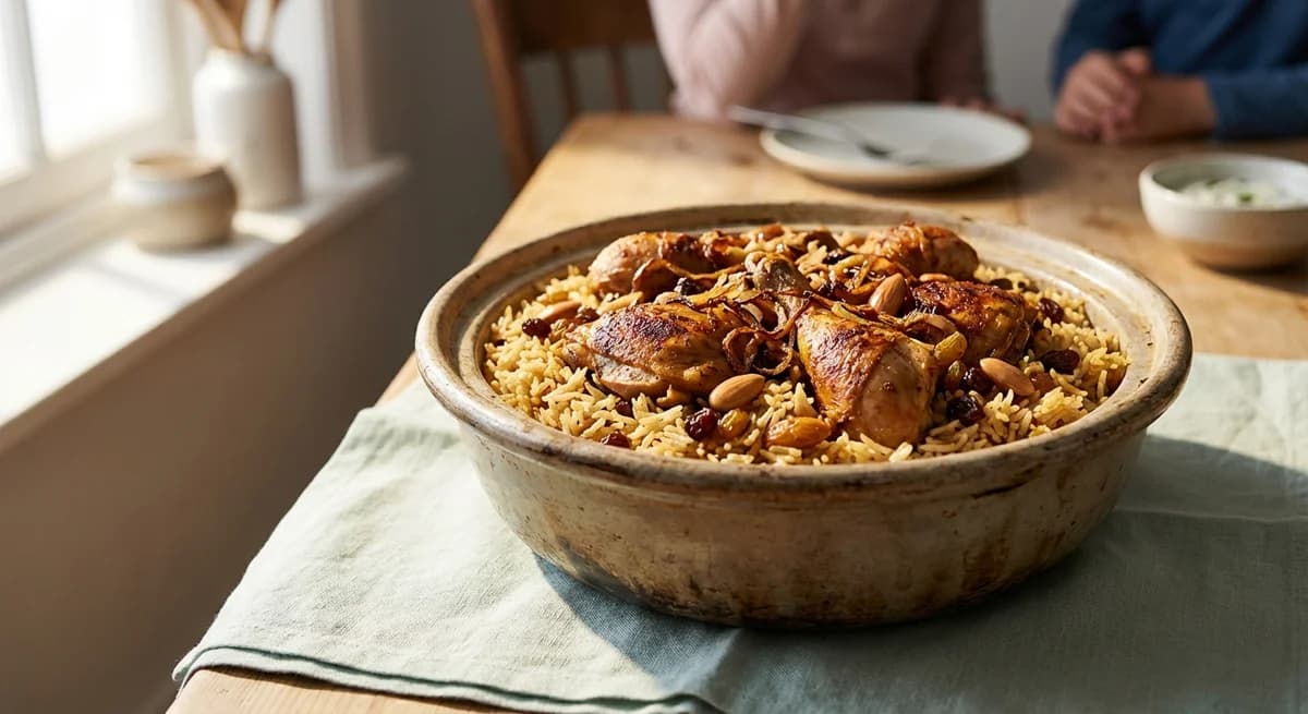 One-Pot Spiced Chicken Kabsa Recipe