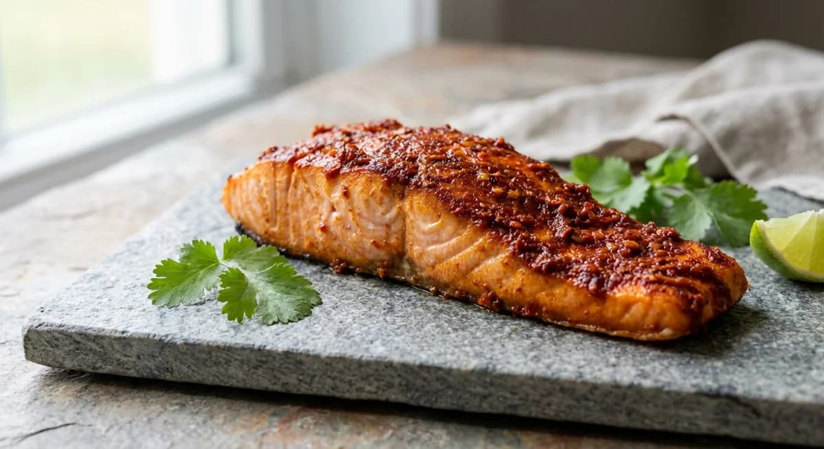 Pan-Seared Salmon with Goan Recheado Masala