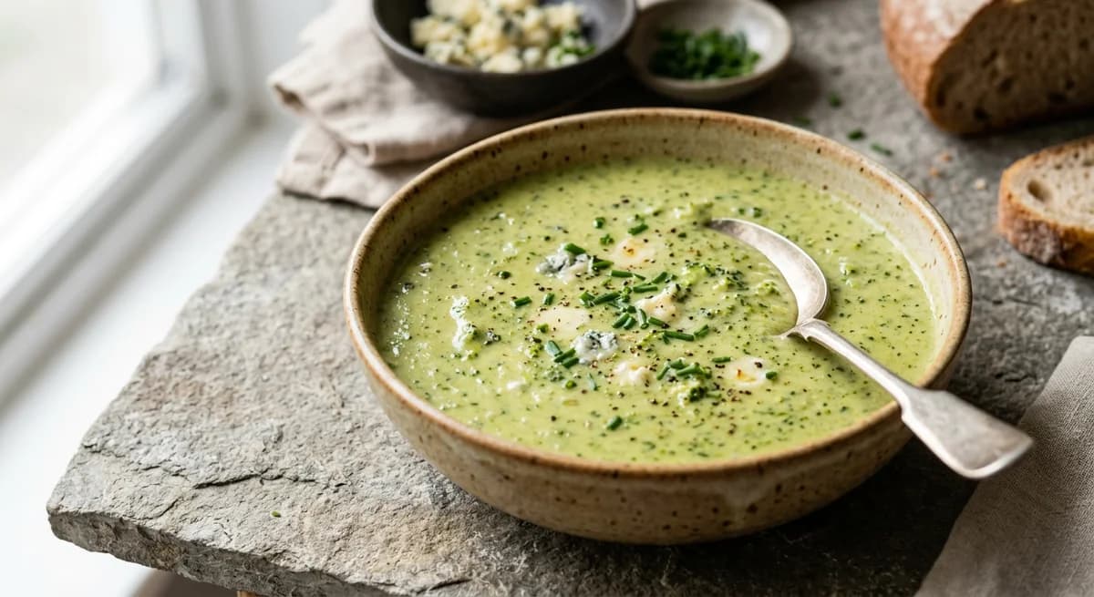 Rich and Creamy Broccoli and Stilton Soup Recipe