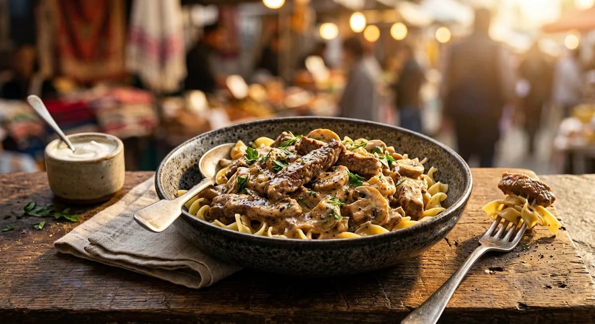 Rich Homestyle Beef Stroganoff Recipe