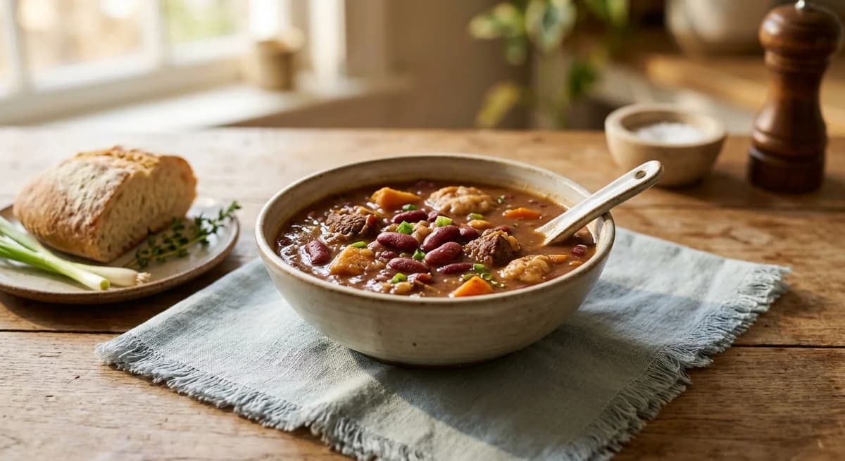 Rich Jamaican Red Peas Soup Recipe