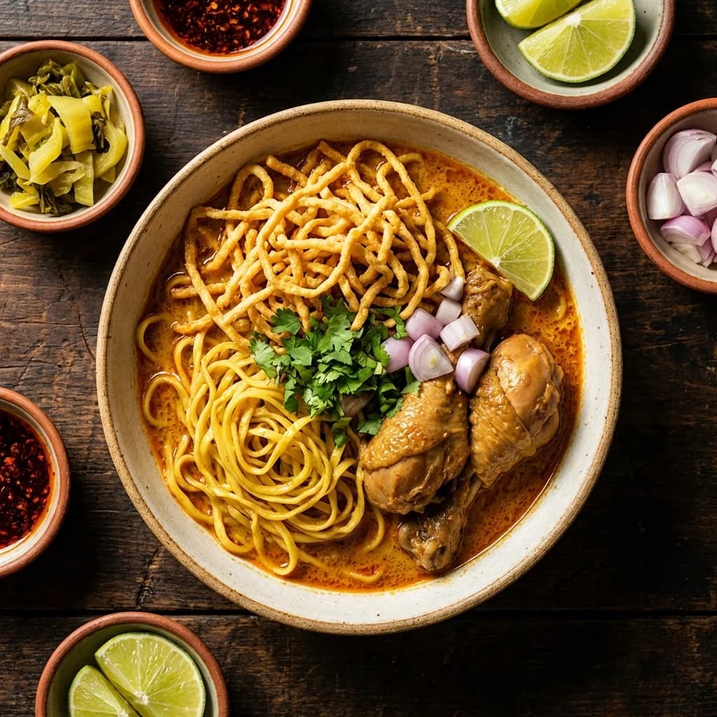 Rich Northern Thai Curry Noodle Soup Recipe