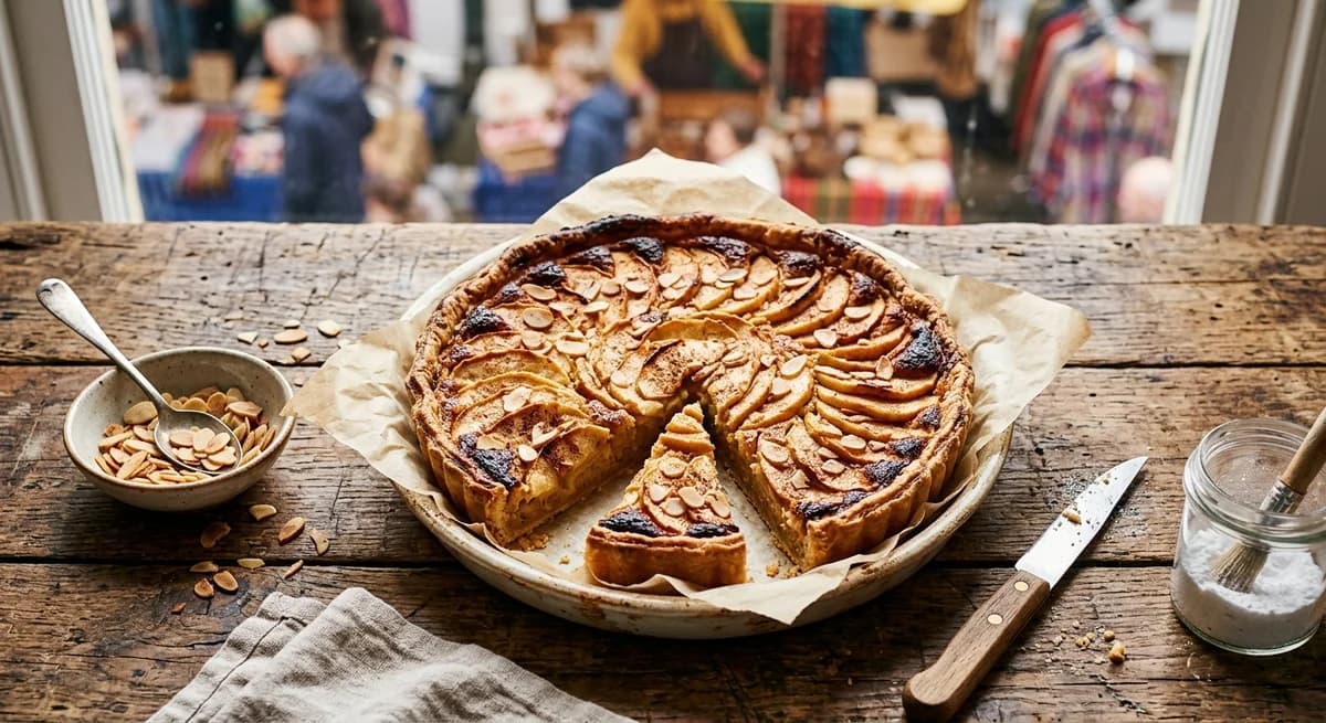 Rustic Apple Frangipan Tart Recipe