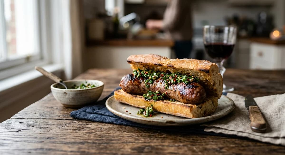 Rustic Argentine Choripán Recipe