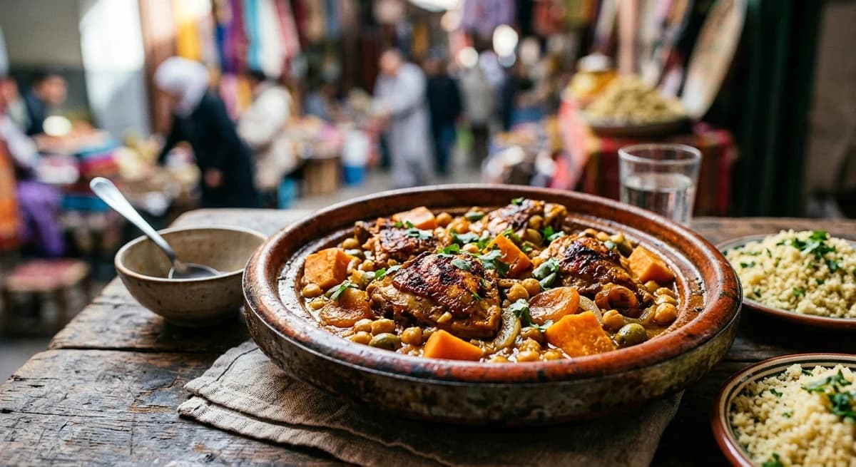 Rustic Chicken and Sweet Potato Tagine Recipe