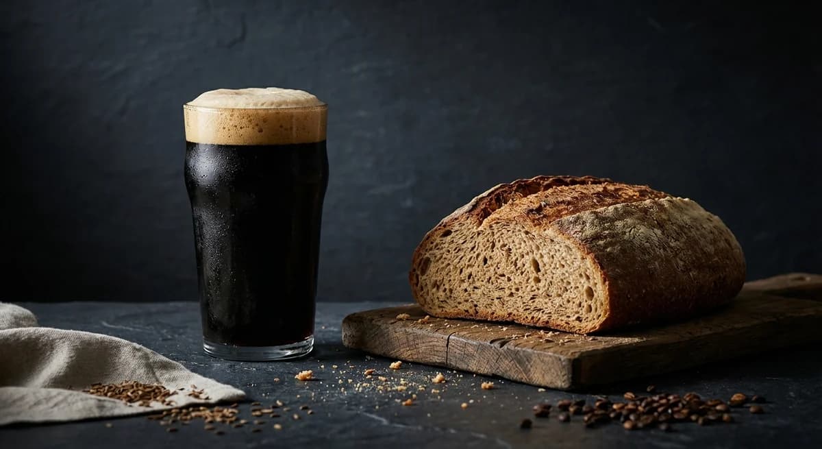 Rustic Dark Stout and Caraway Rye