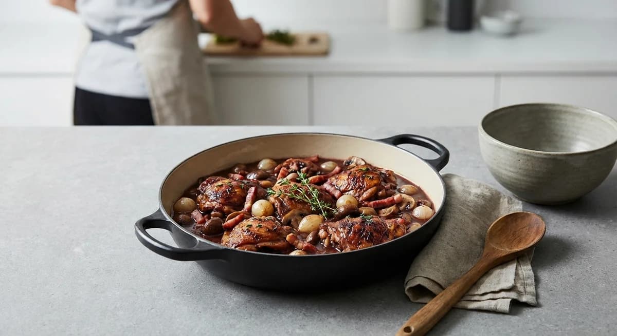 Rustic One-Pot Coq au Vin Recipe