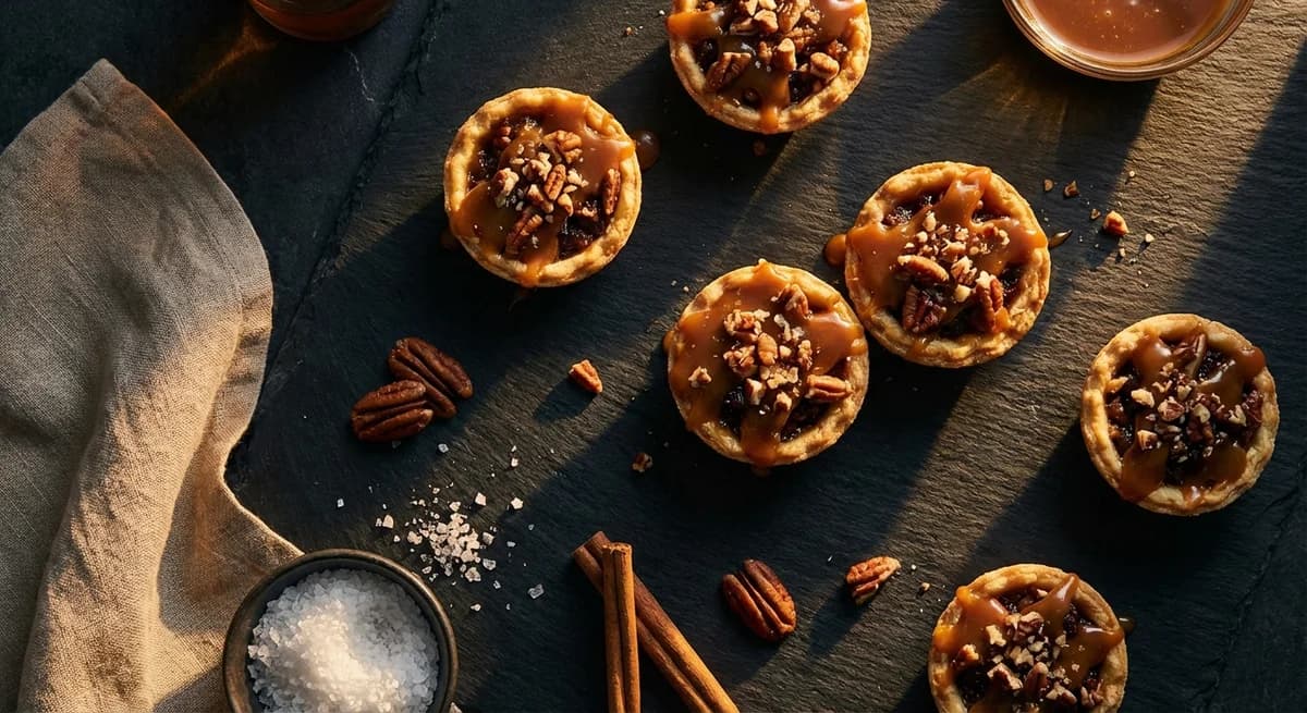 Salted Caramel and Pecan Mince Pies