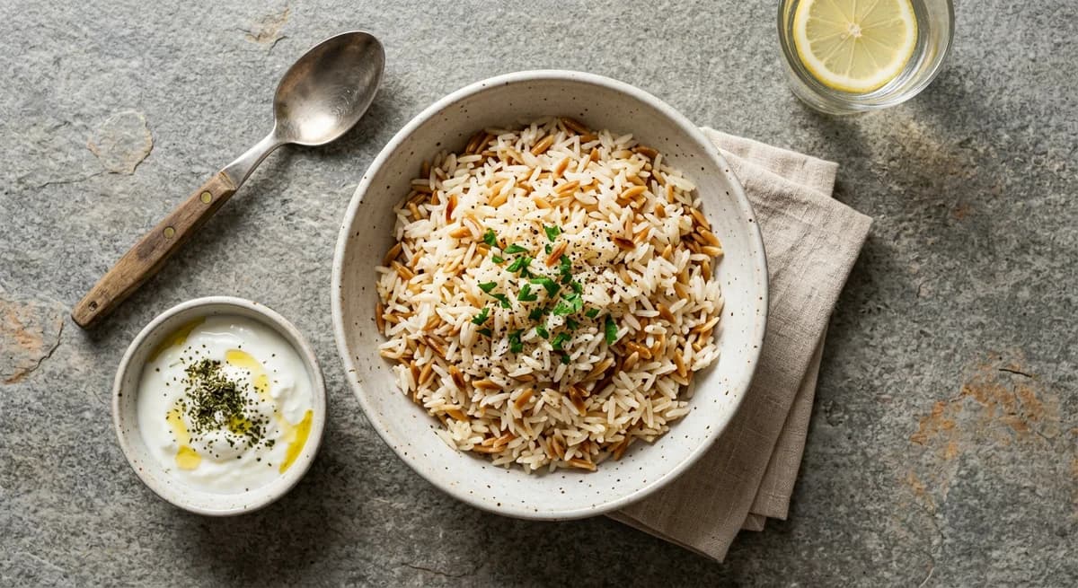 Savory Buttery Turkish Rice Recipe