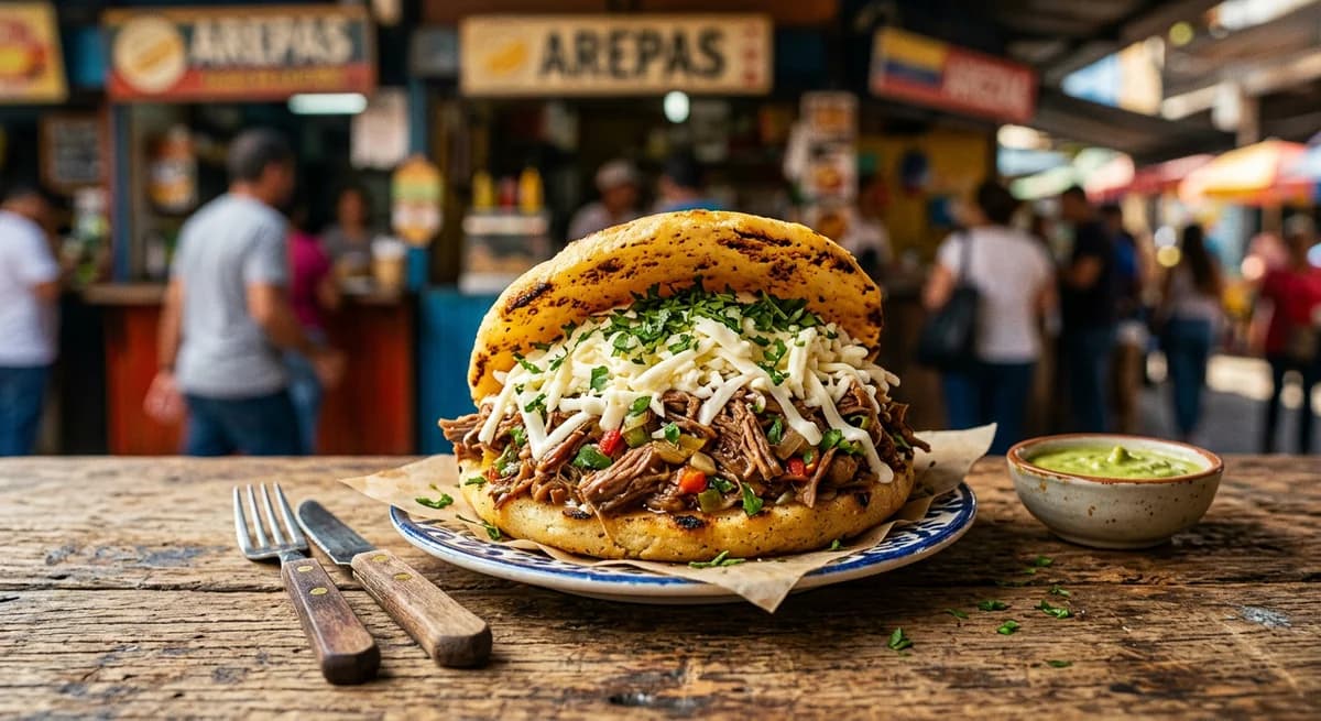 Savory Homestyle Arepa Pelua Recipe