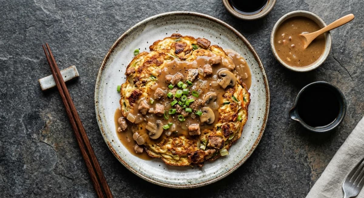 Savory Homestyle Pork Egg Foo Young Recipe