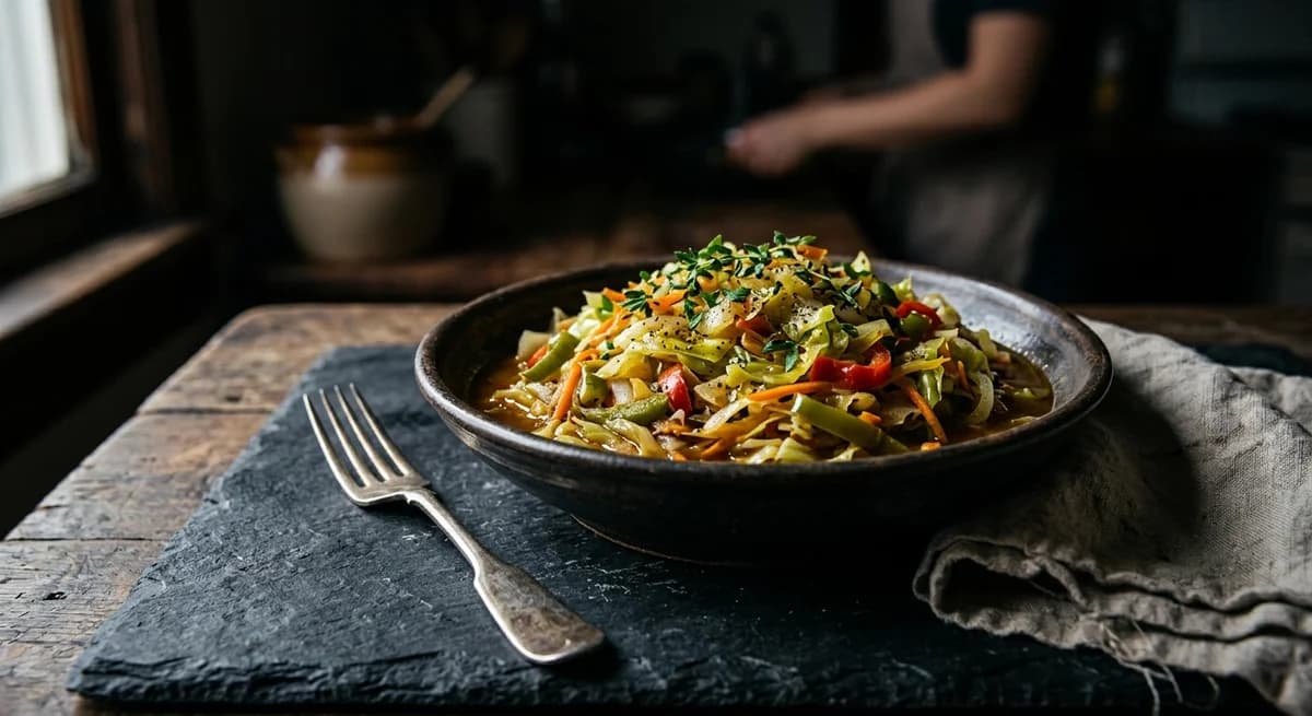 Savory Jamaican Steamed Cabbage Recipe