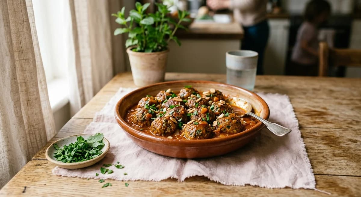 Savory Moroccan-Spiced Lamb and Apricot Meatballs Recipe