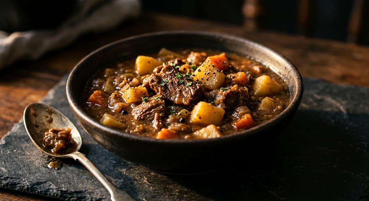 Savory Norwegian Brun Lapskaus Recipe