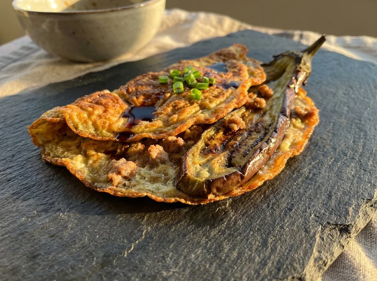 Savory Pork Tortang Talong Recipe