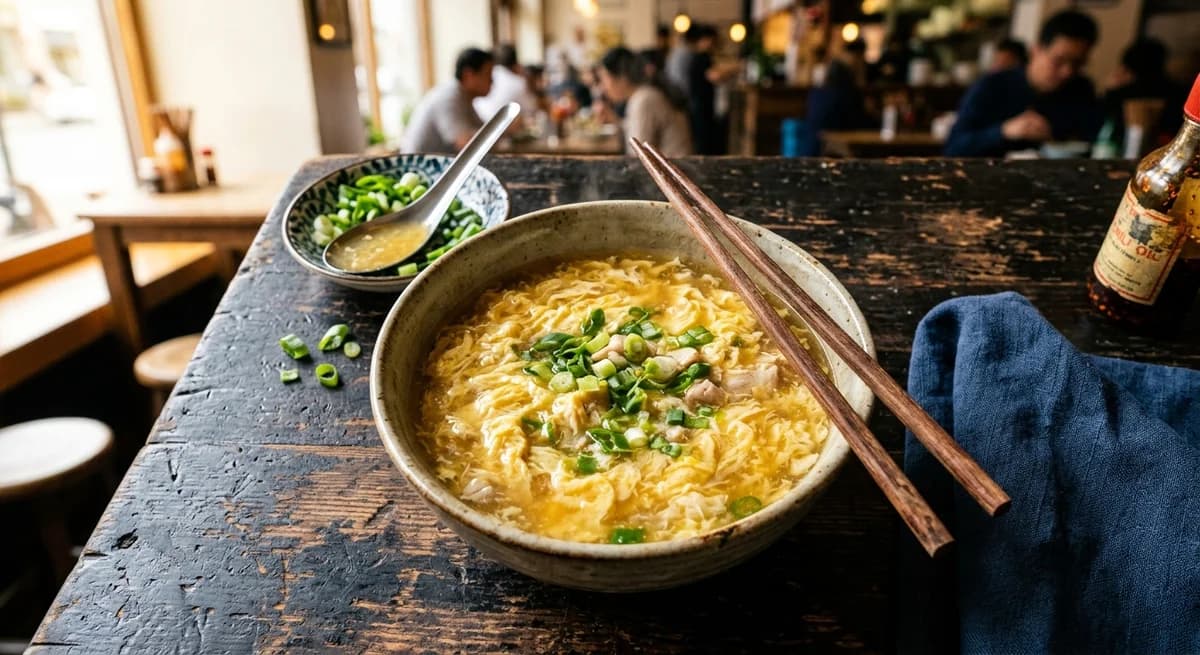 Savory Restaurant-Style Egg Drop Soup Recipe