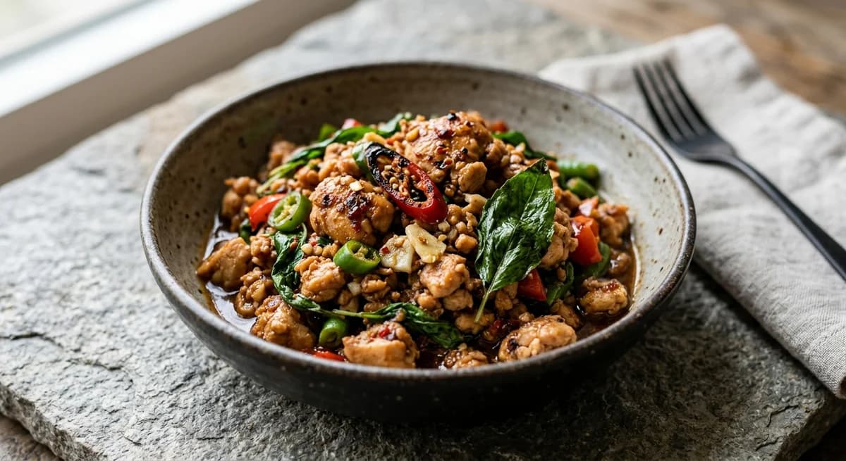 Savory Thai Basil Chicken Stir-Fry Recipe