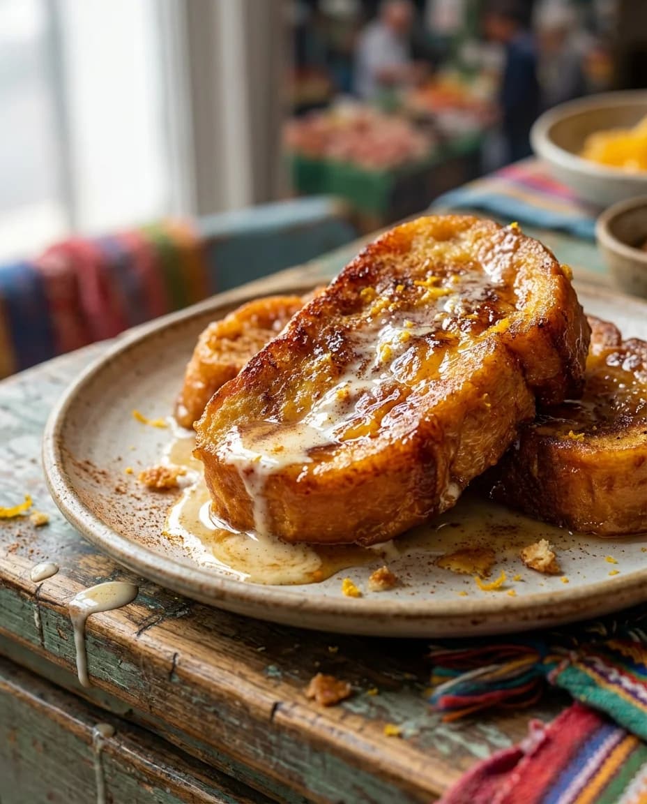 Seville Orange and Cream Sherry Torrijas
