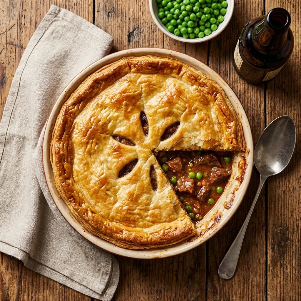 Slow-Braised Beef and Ale Cumberland Pie