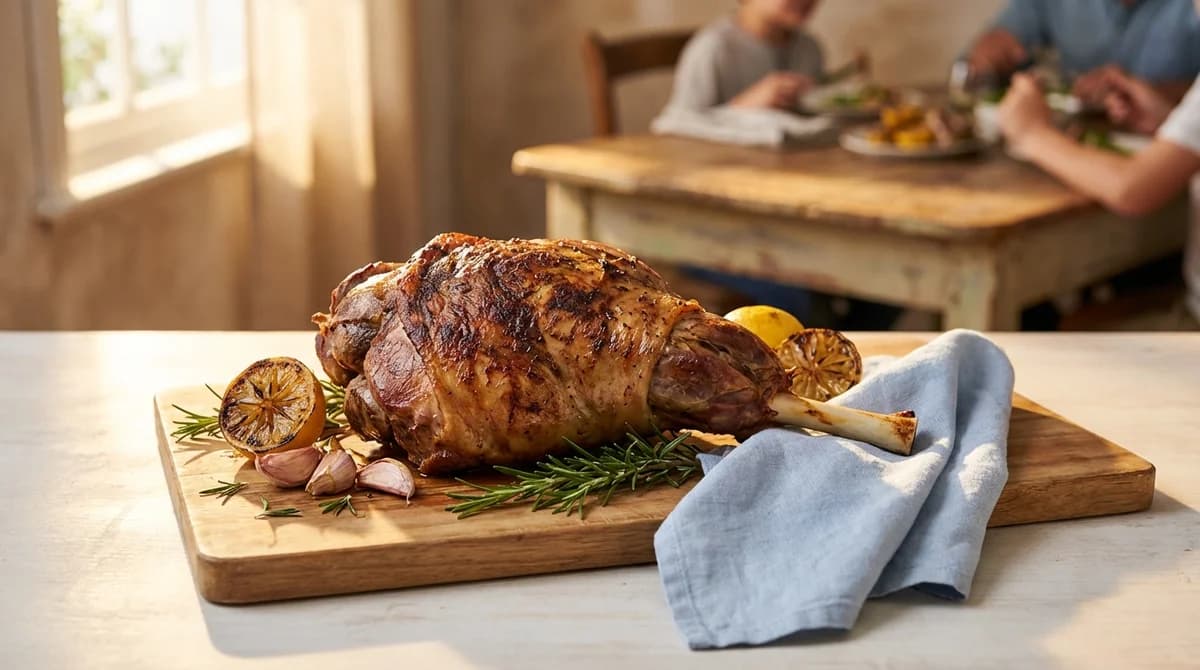 Slow-Roasted Turkish Lamb Leg Recipe