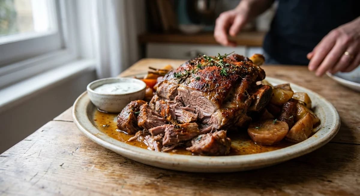 Slow-Roasted Turkish-Style Lamb Shoulder Recipe