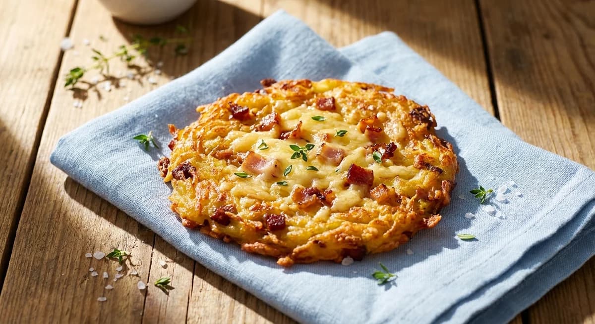 Smoked Bacon and Gouda Zemiakové Placky