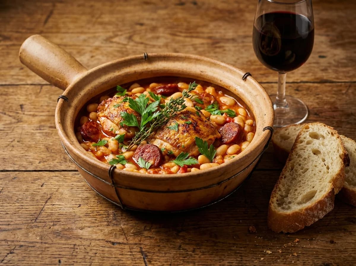 Smoky Chorizo Chicken Basquaise with White Beans