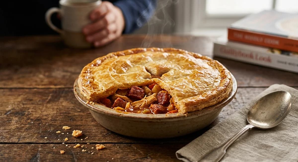 Smoky Chorizo and Chicken Pot Pie