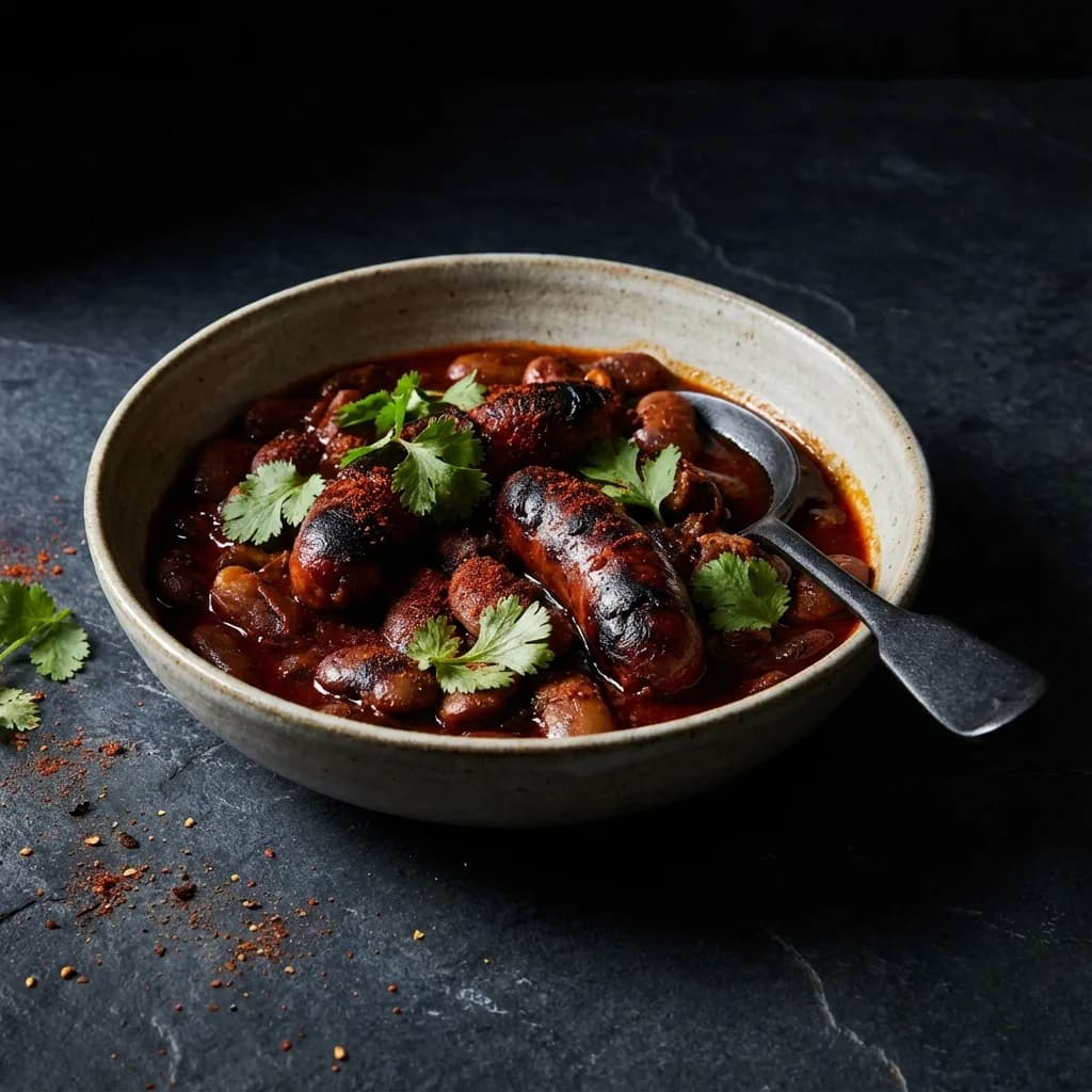 Smoky Chorizo and Chipotle Gigantes