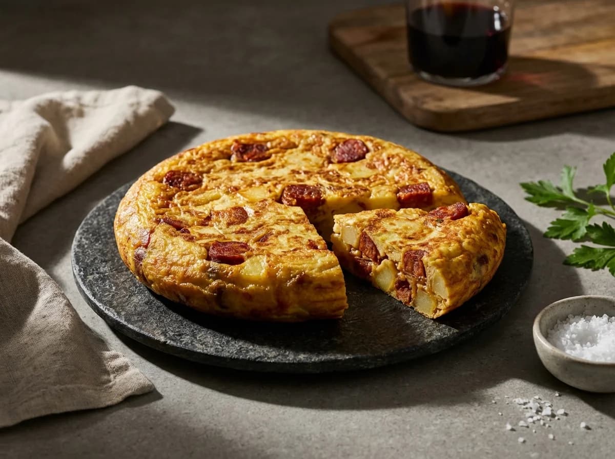 Smoky Chorizo Spanish Tortilla Recipe