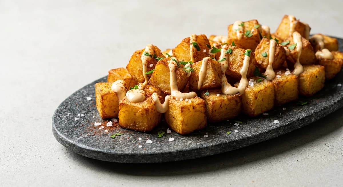 Smoky Oven-Roasted Patatas Bravas with Garlic Aioli