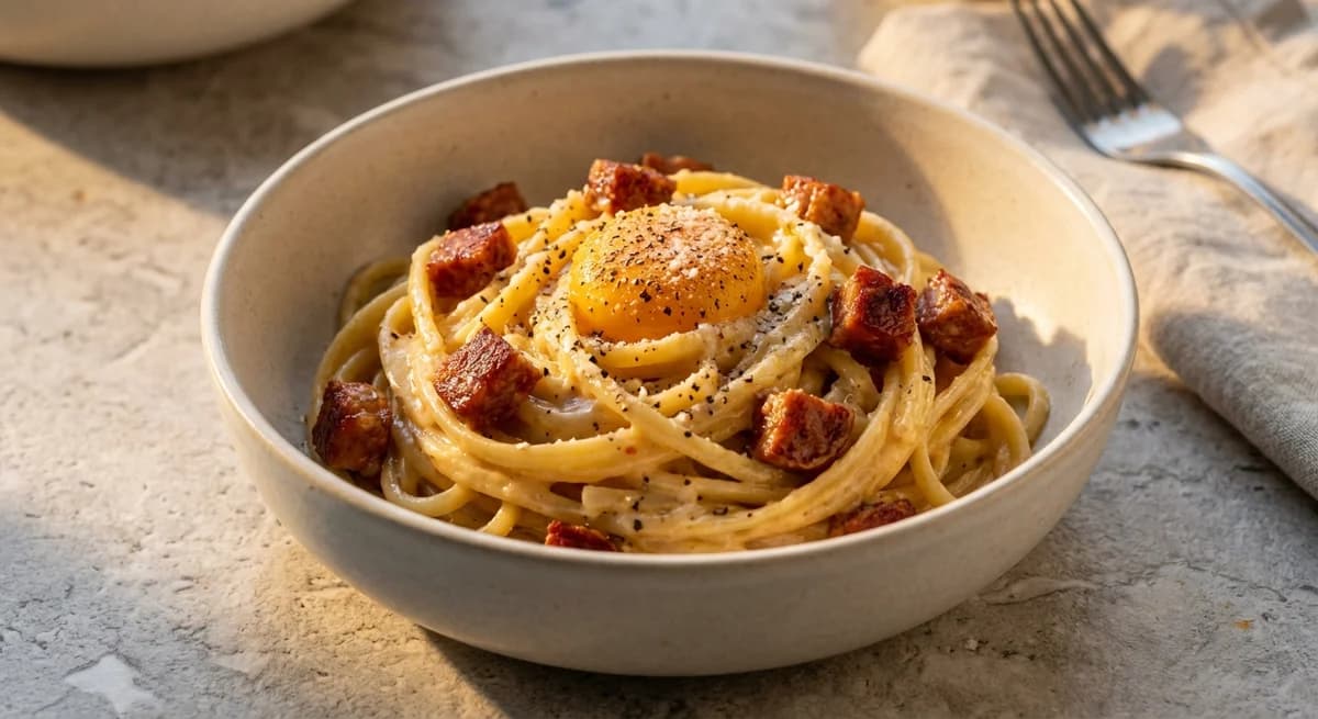 Smoky Spanish Chorizo Carbonara