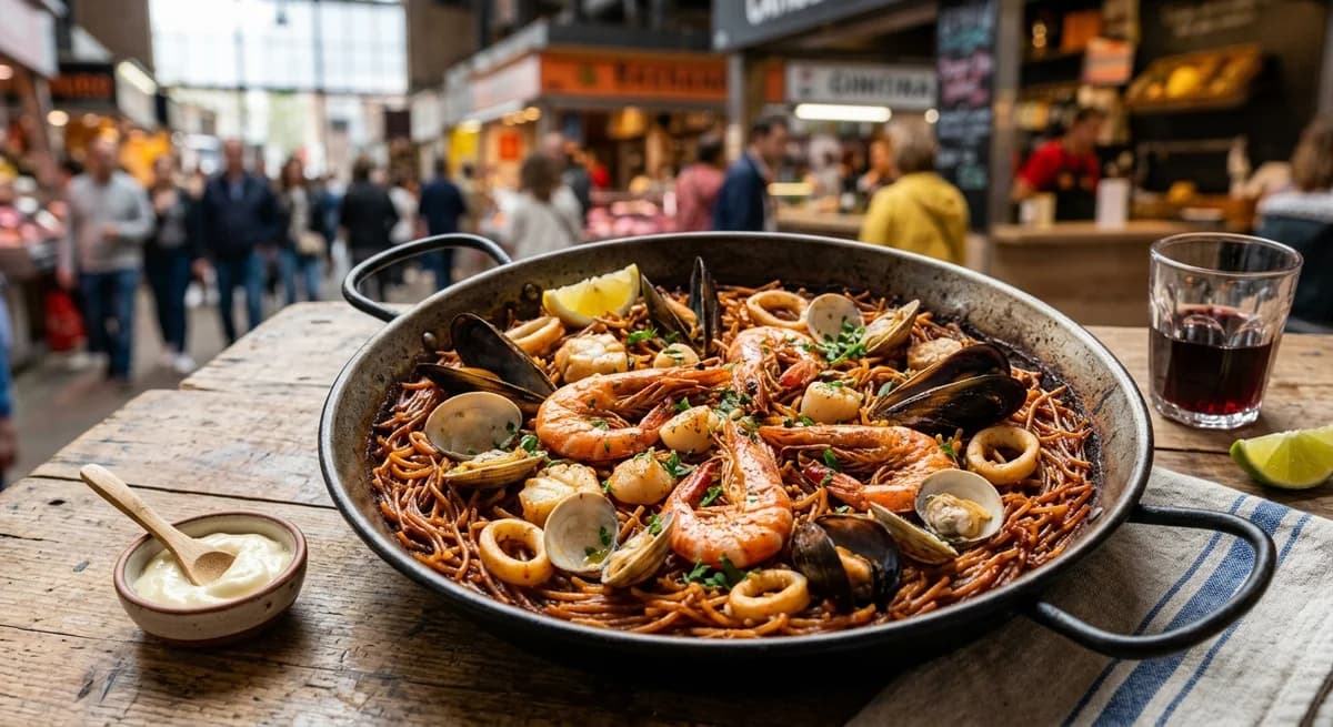 Smoky Spanish Seafood Fideuà Recipe