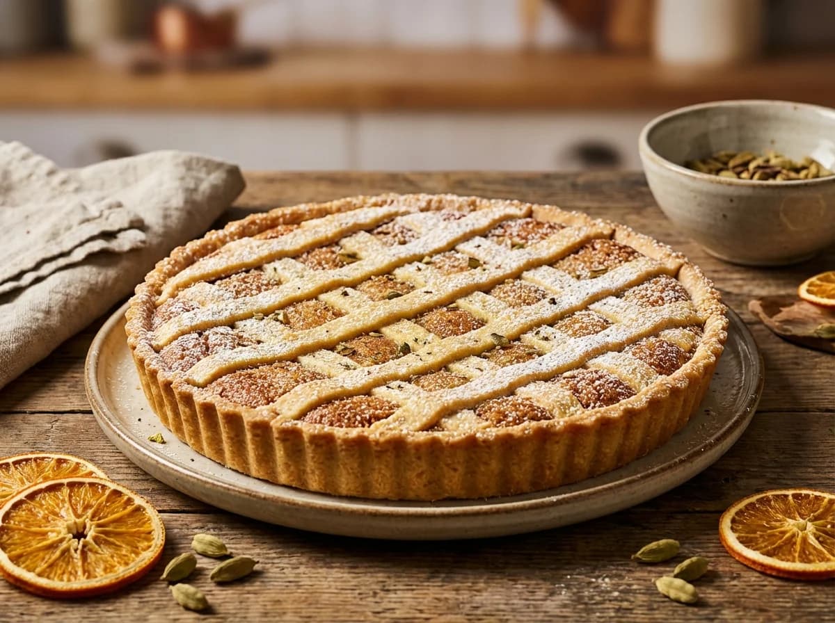 Spiced Orange Cardamom Fyrstekake