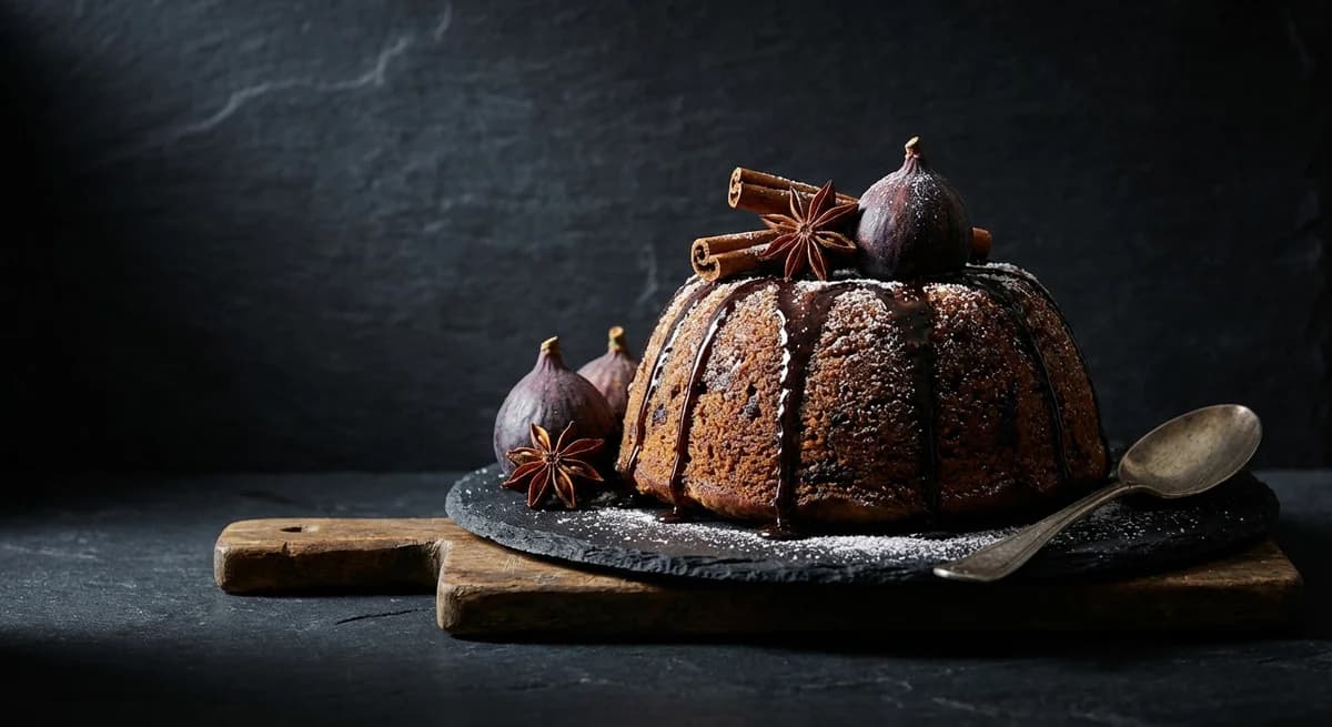 Spiced Rum and Molasses Figgy Duff