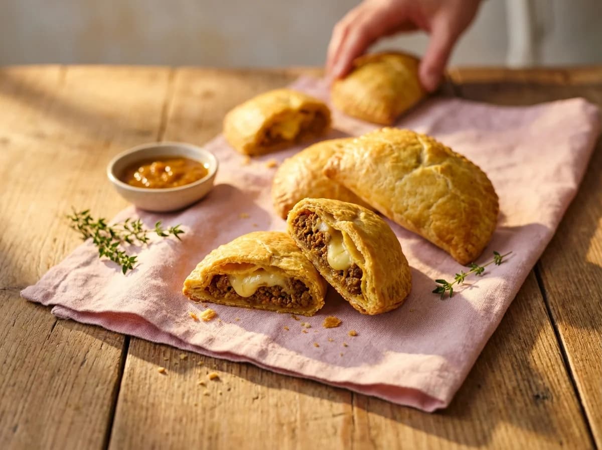 Spicy Cheesy Jamaican Beef Patties