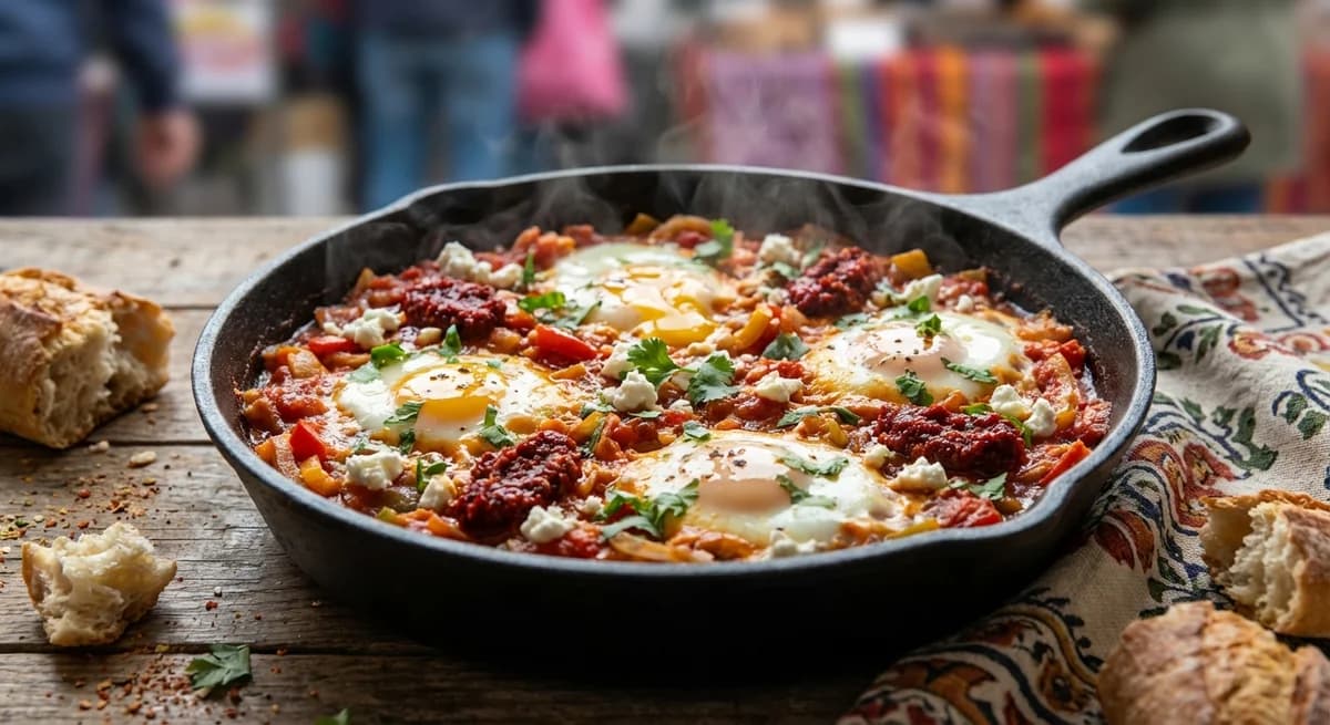 Spicy Harissa Chakchouka Recipe